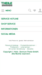 Mobile Screenshot of holz-zentrum-theile.de